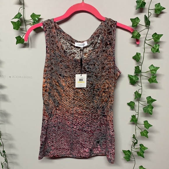 Calvin Klein Tank & Cardigan Set - Picture 2 of 5